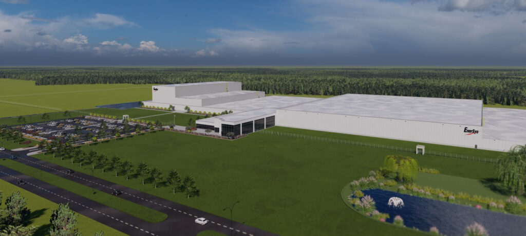 Artist rendition of EnerSys South Carolina facility